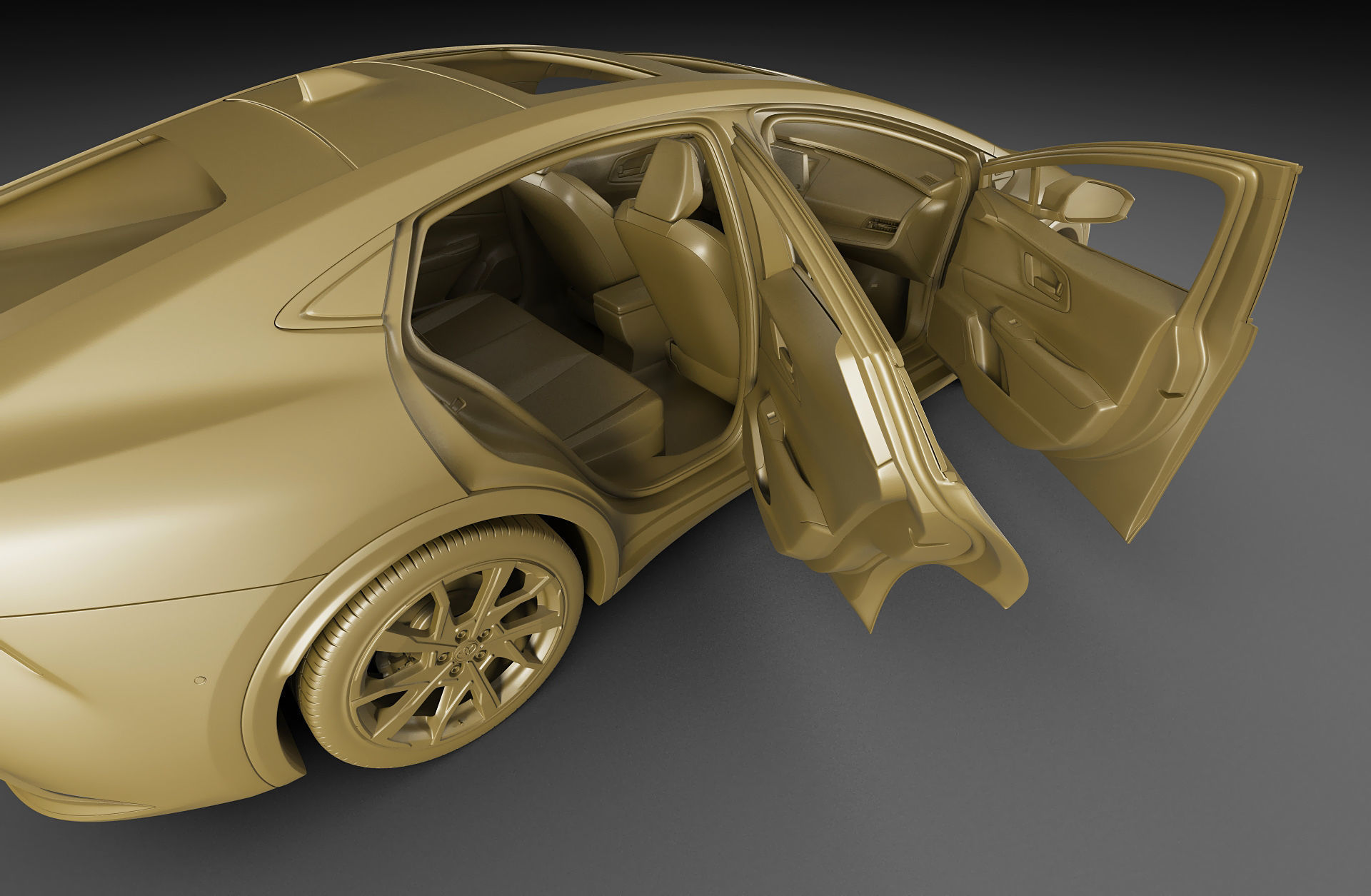 Toyota Prius 2024 3D model_32