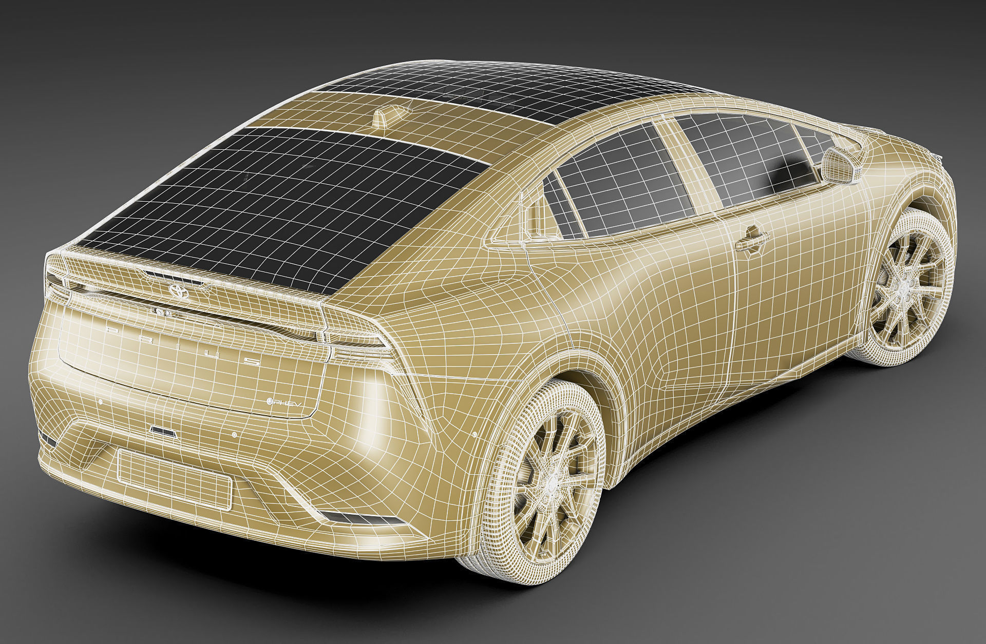 Toyota Prius 2024 3D model_34
