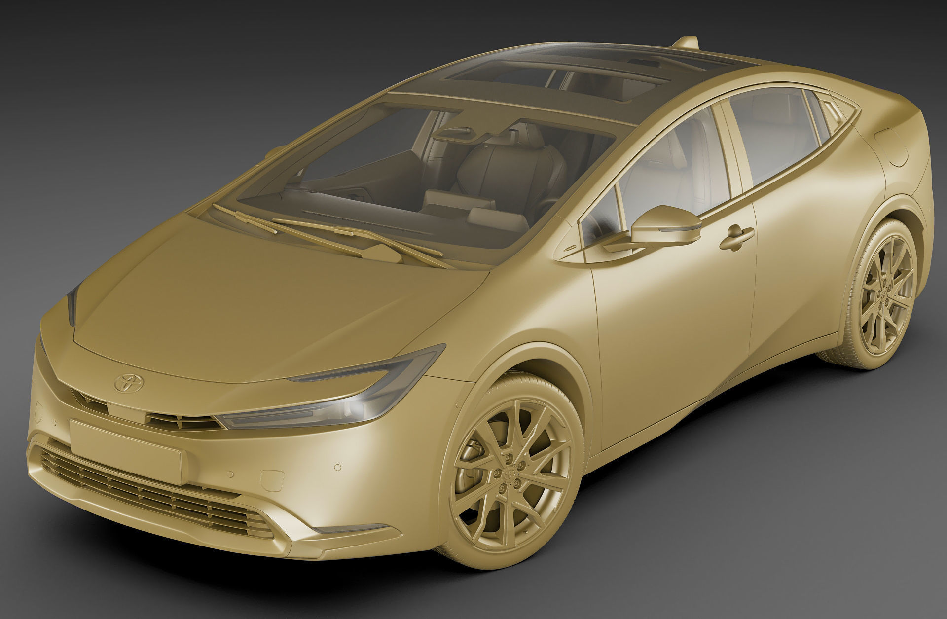 Toyota Prius 2024 3D model_27