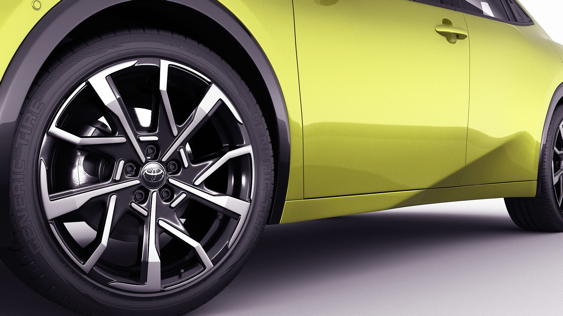 Toyota Prius 2024 3D model_15