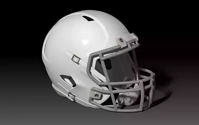 NFL Riddell Speed helmet with padding 3D print model