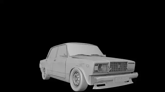 Lada 2107 - Battle-Scarred