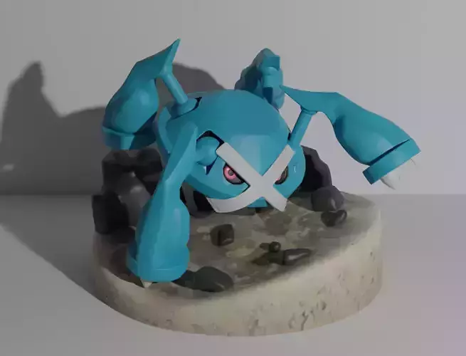 Metagross pokemon 3D print model