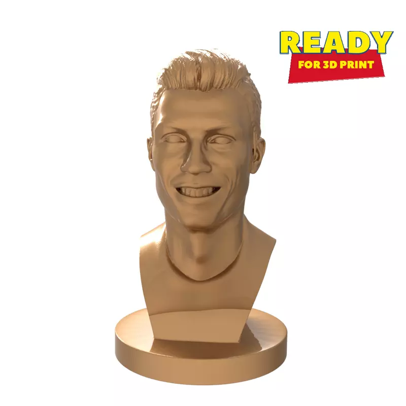 CRISTIANO RONALDO BUST 3D print model_0