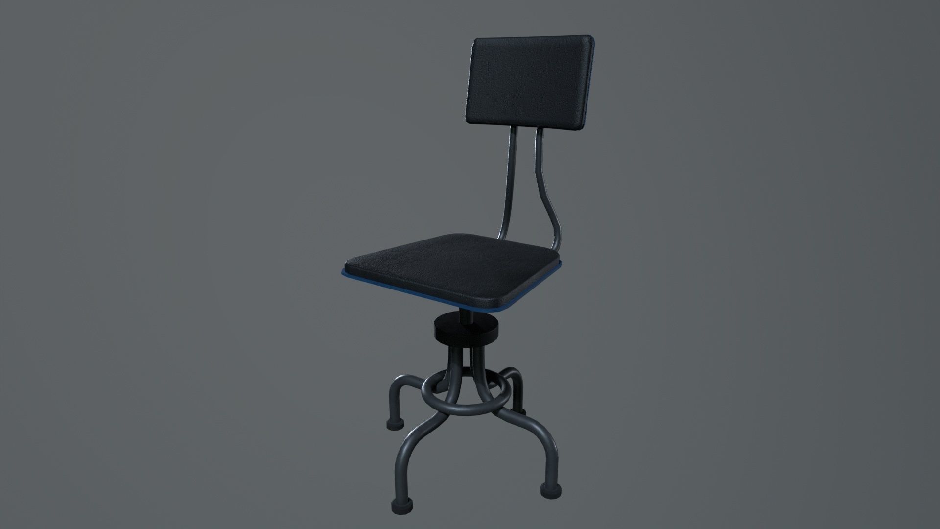Chair 19 Low-poly 3D model_15