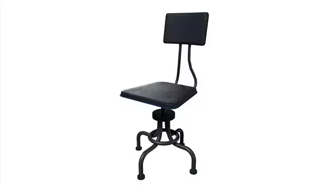 Chair 19 Low-poly 3D model