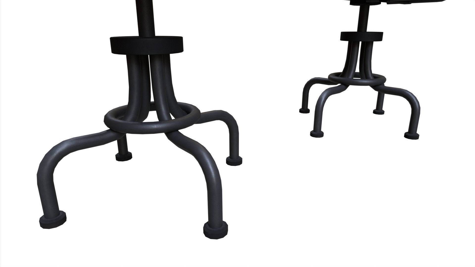 Chair 19 Low-poly 3D model_4