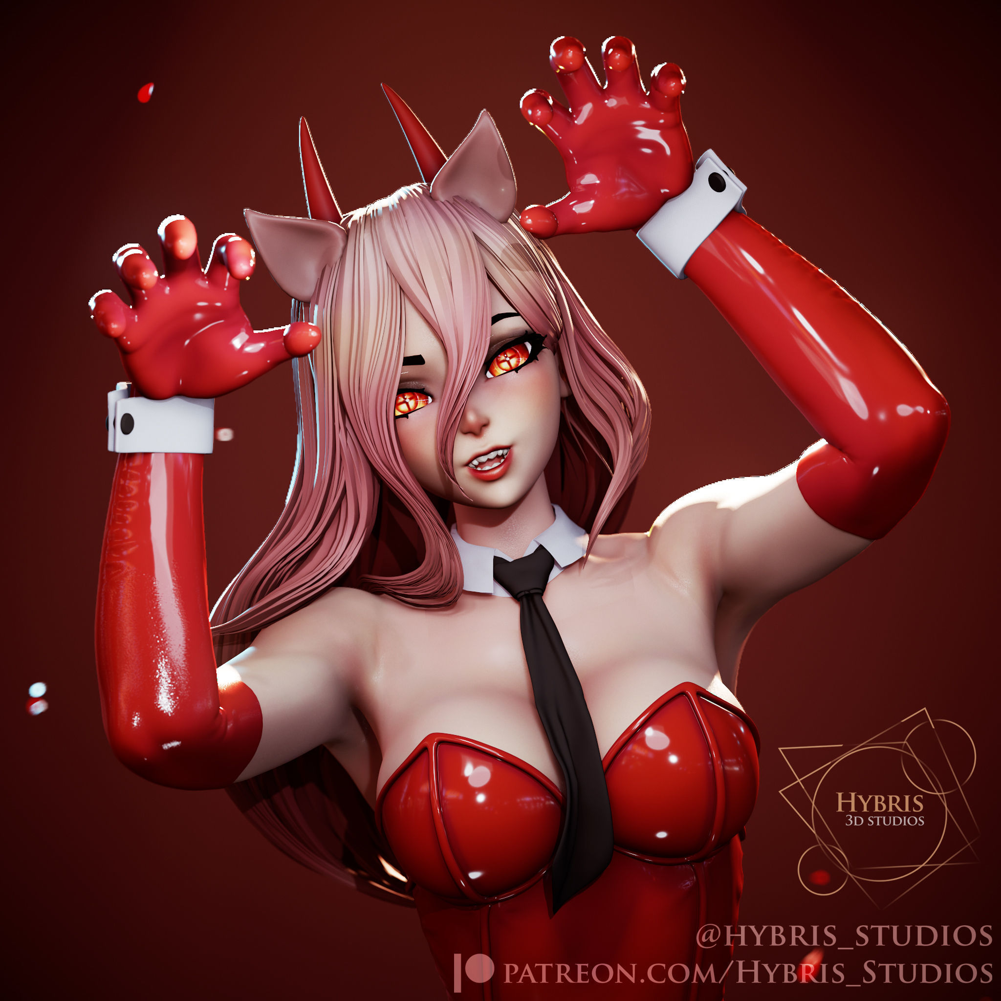 Power Pin-Up  3D print model_1