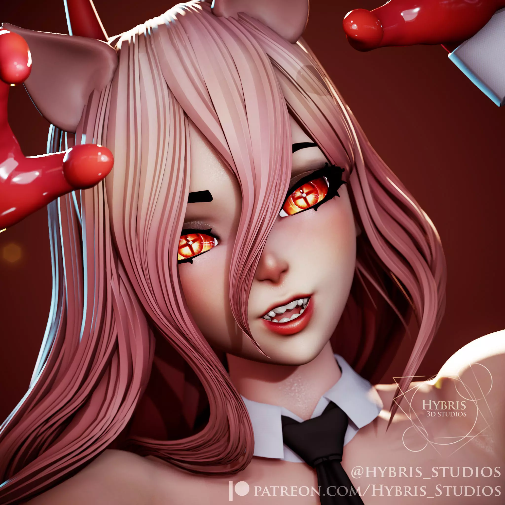 Power Pin-Up  3D print model_0