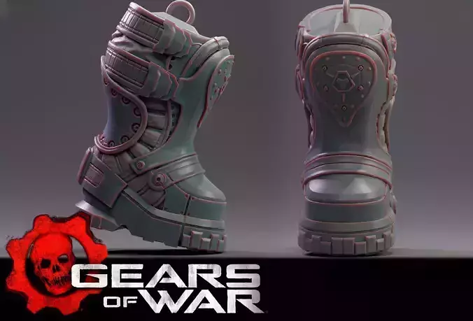 Gears of War Pendant 3D print model