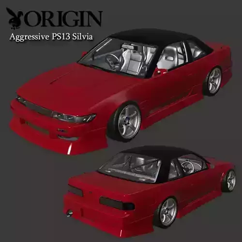 Origin Aggressive Body Kit  S13 Silvia GTS GT7 Base