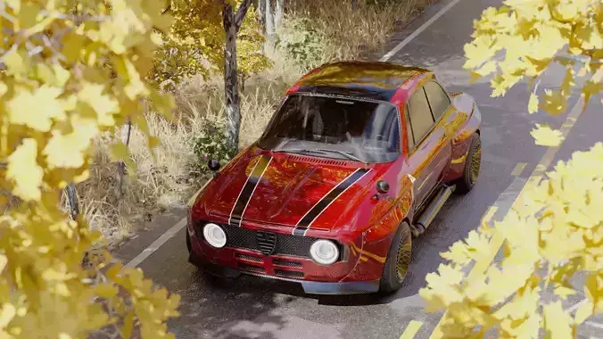 alfa romeo giulia 1300gt junior gta passione 3D model
