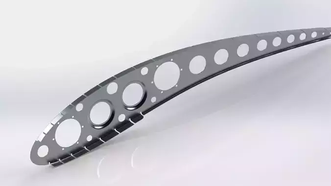 Wind turbine wing rib  3D model