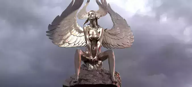 Egyptian goddess form Anatomy Siting Sculpture 8 