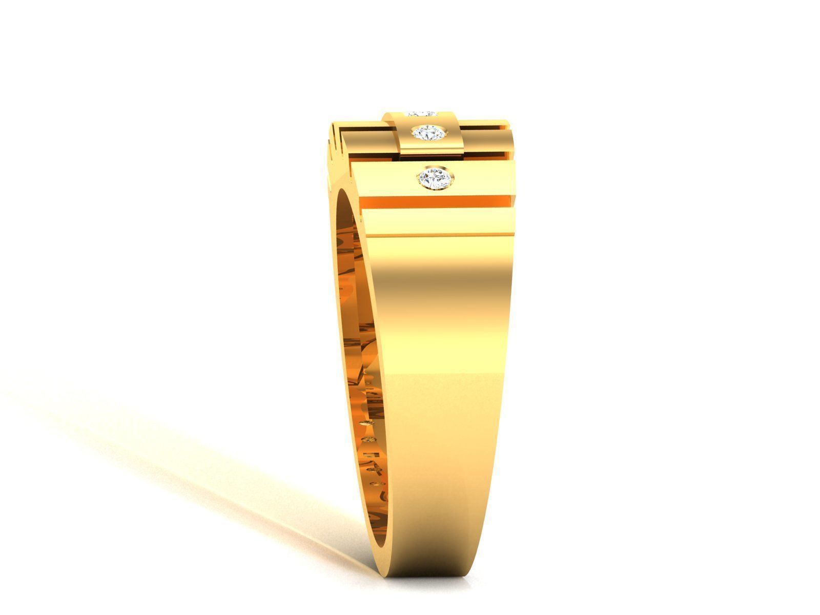 Men ring 3dm Render details 3D print model_5