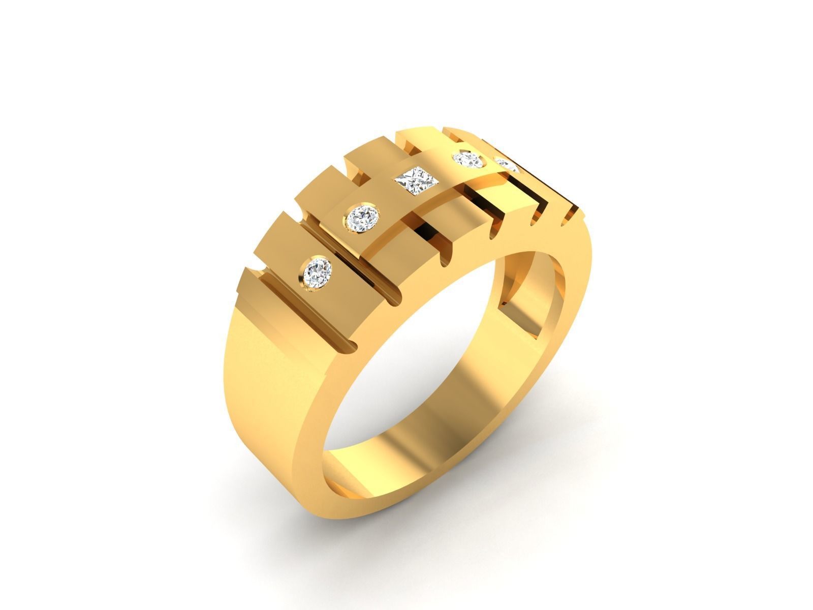 Men ring 3dm Render details 3D print model_2