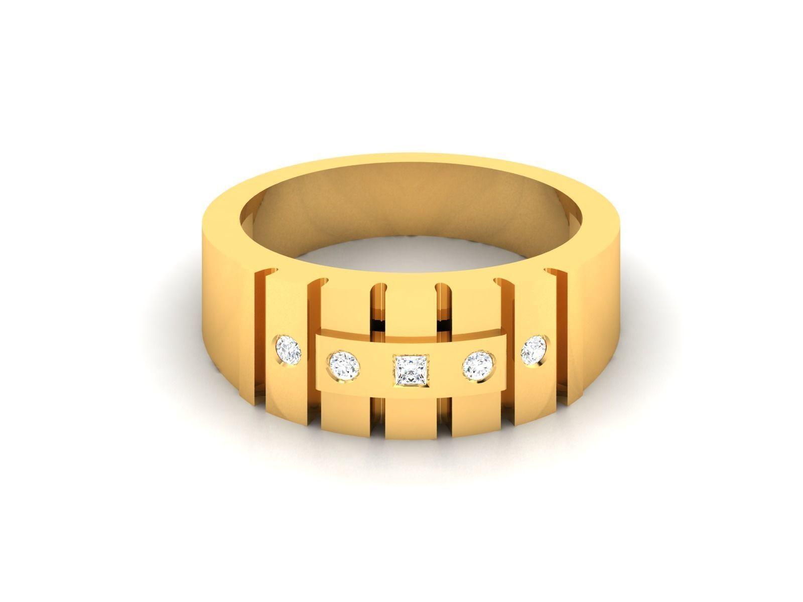 Men ring 3dm Render details 3D print model_8