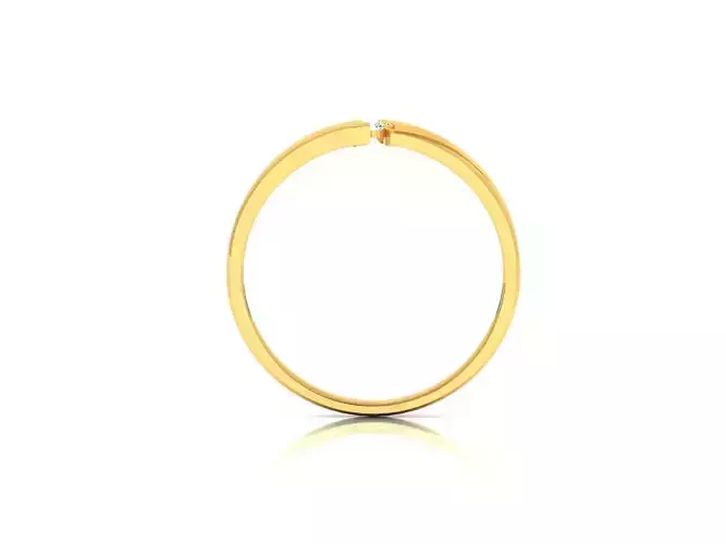 Band 3dm Render Details wedding gold