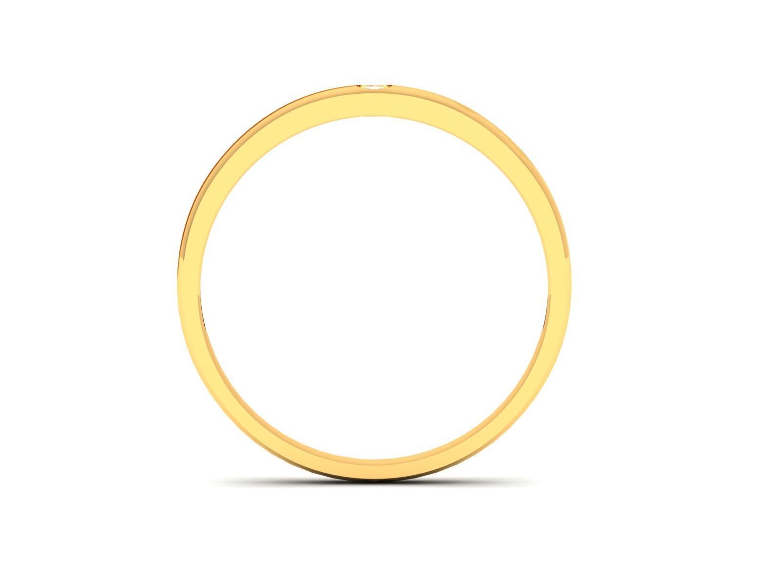 Band 3dm Render Details gold wedding ring 3D print model_4