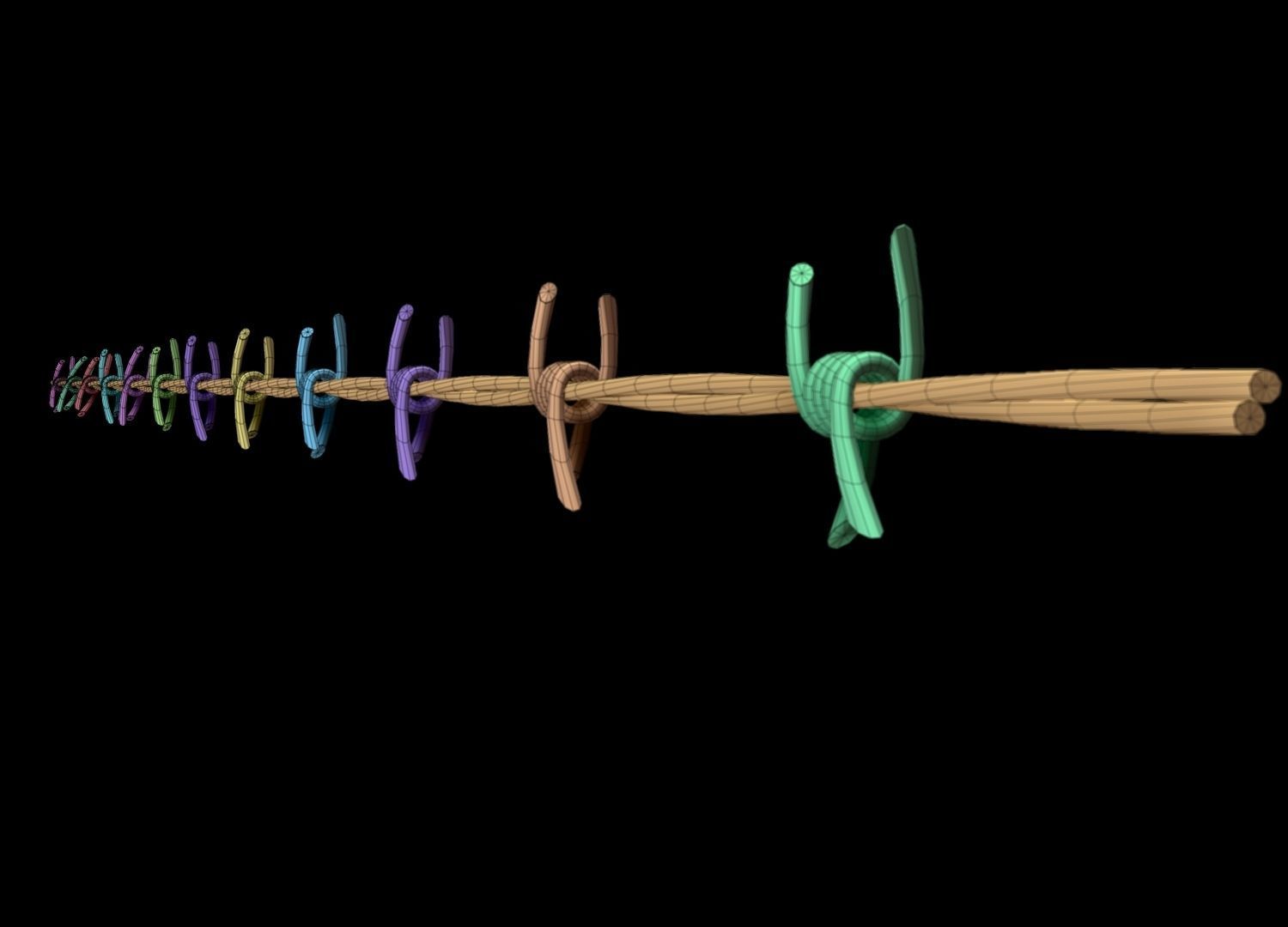 Barbed Wire 3D model_19