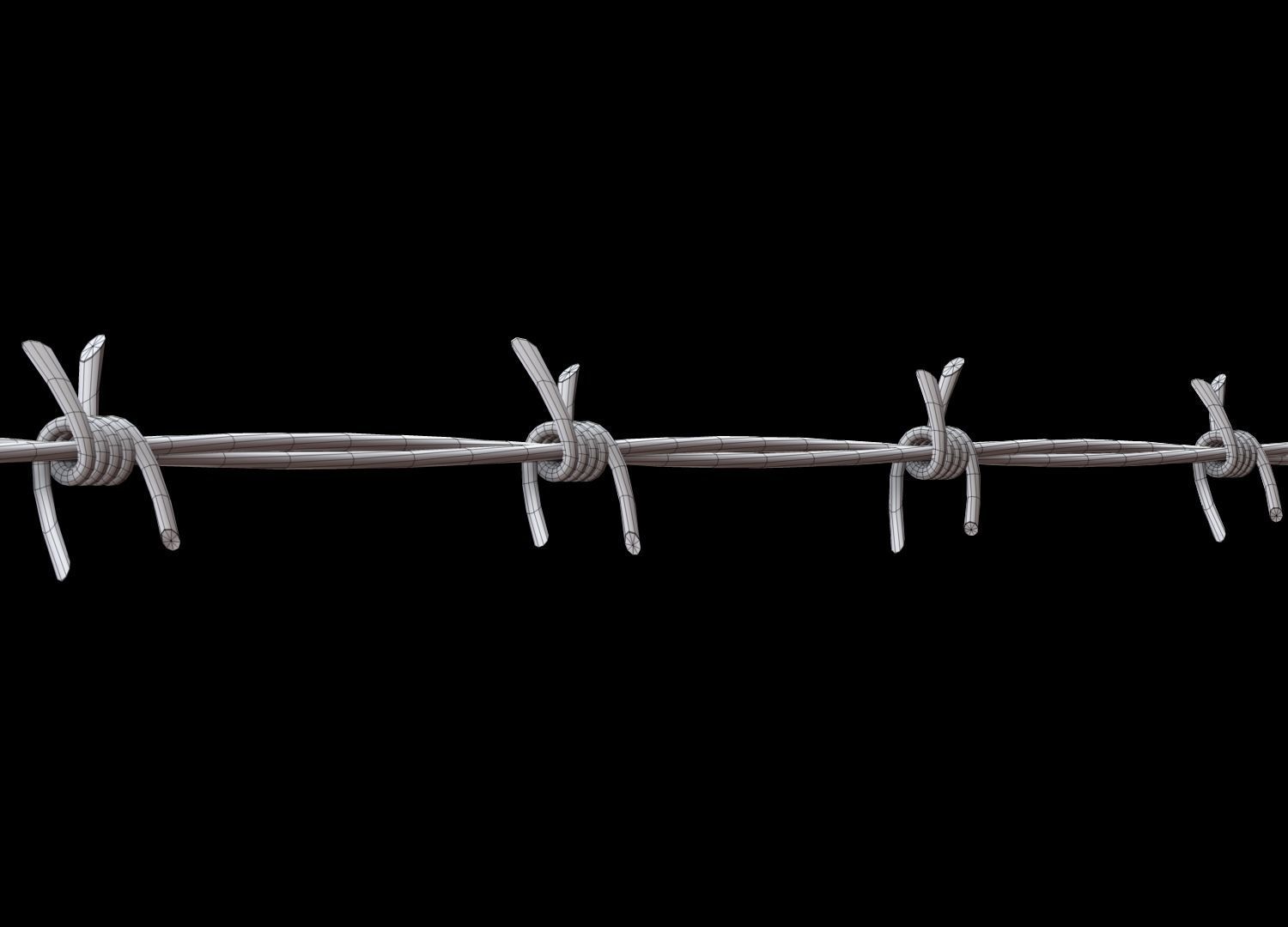 Barbed Wire 3D model_12
