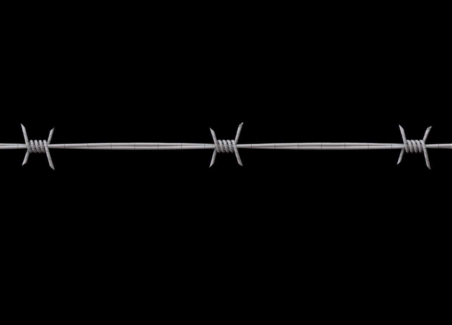Barbed Wire 3D model_16