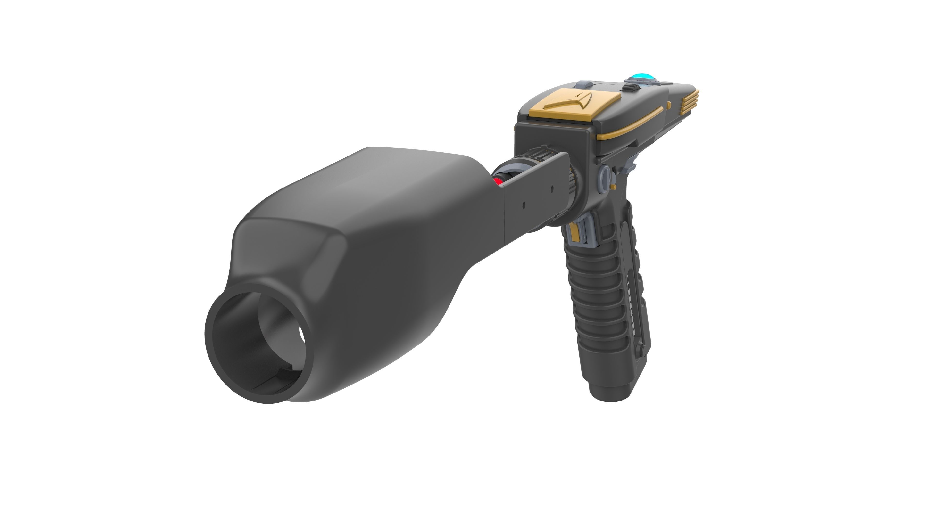 Discovery Phaser - Star Trek - Commercial - Printable - STL  3D print model_14