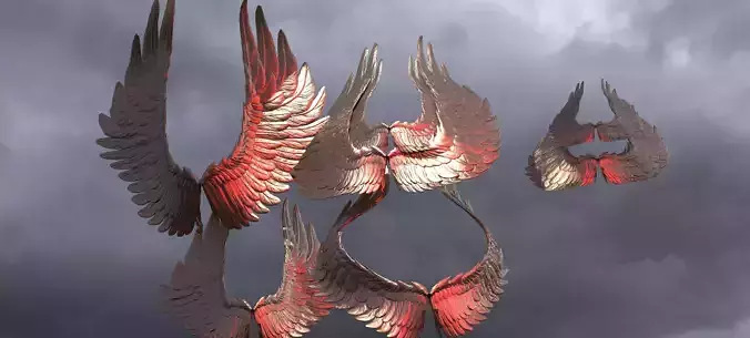 Egyptian Goddess wings Collection 1