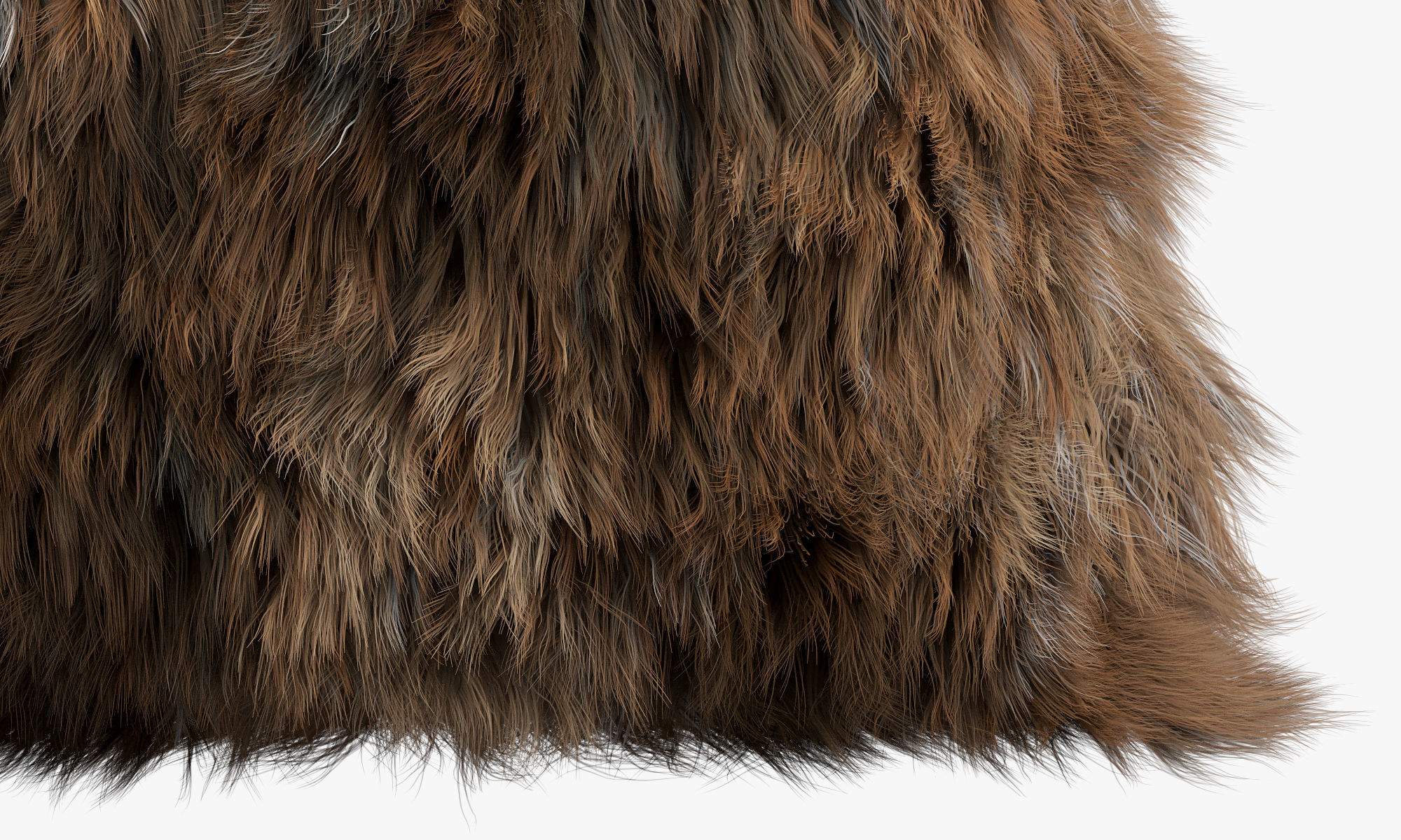 Collection of 38 fur pillows 3D model_10