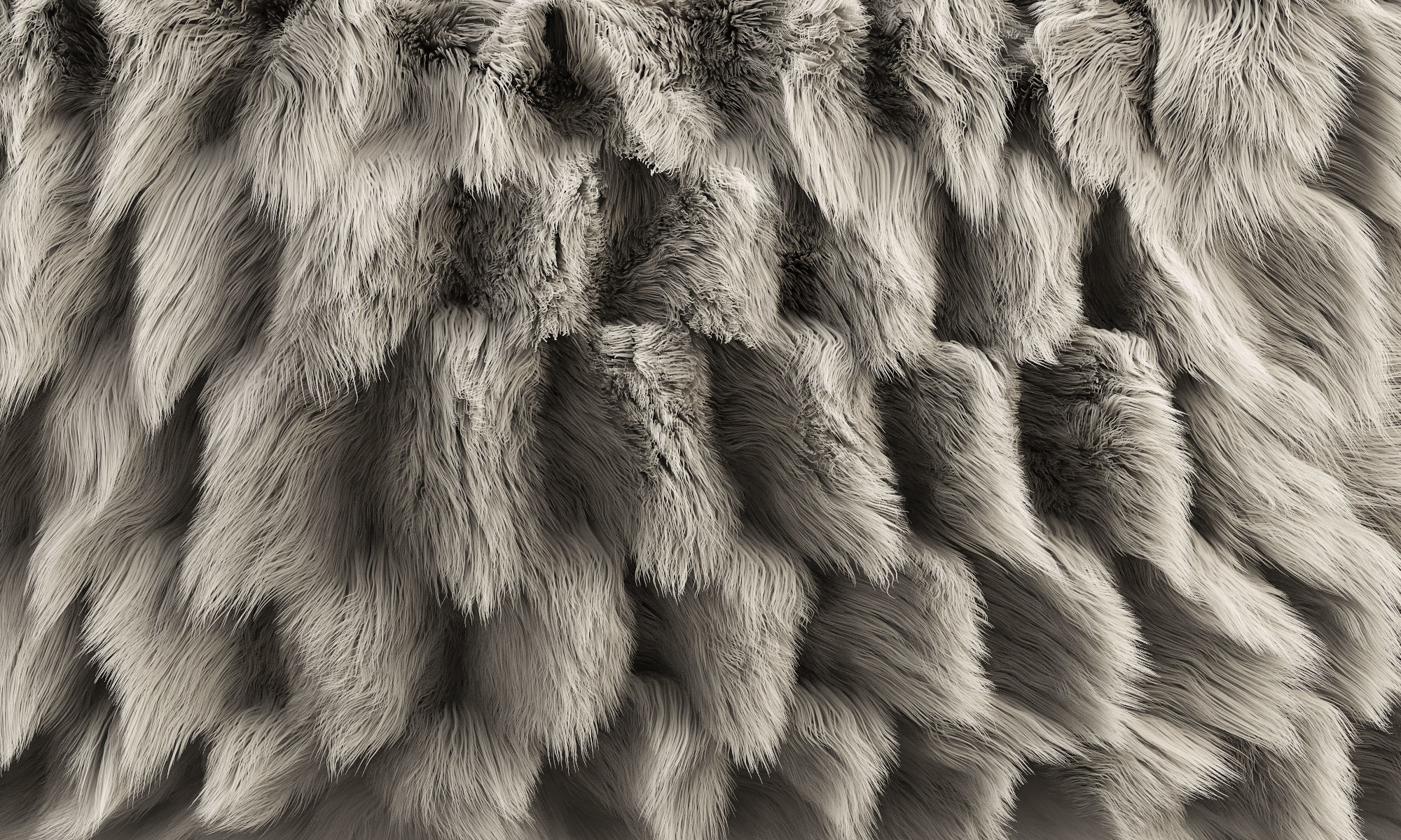 Collection of 38 fur pillows 3D model_102