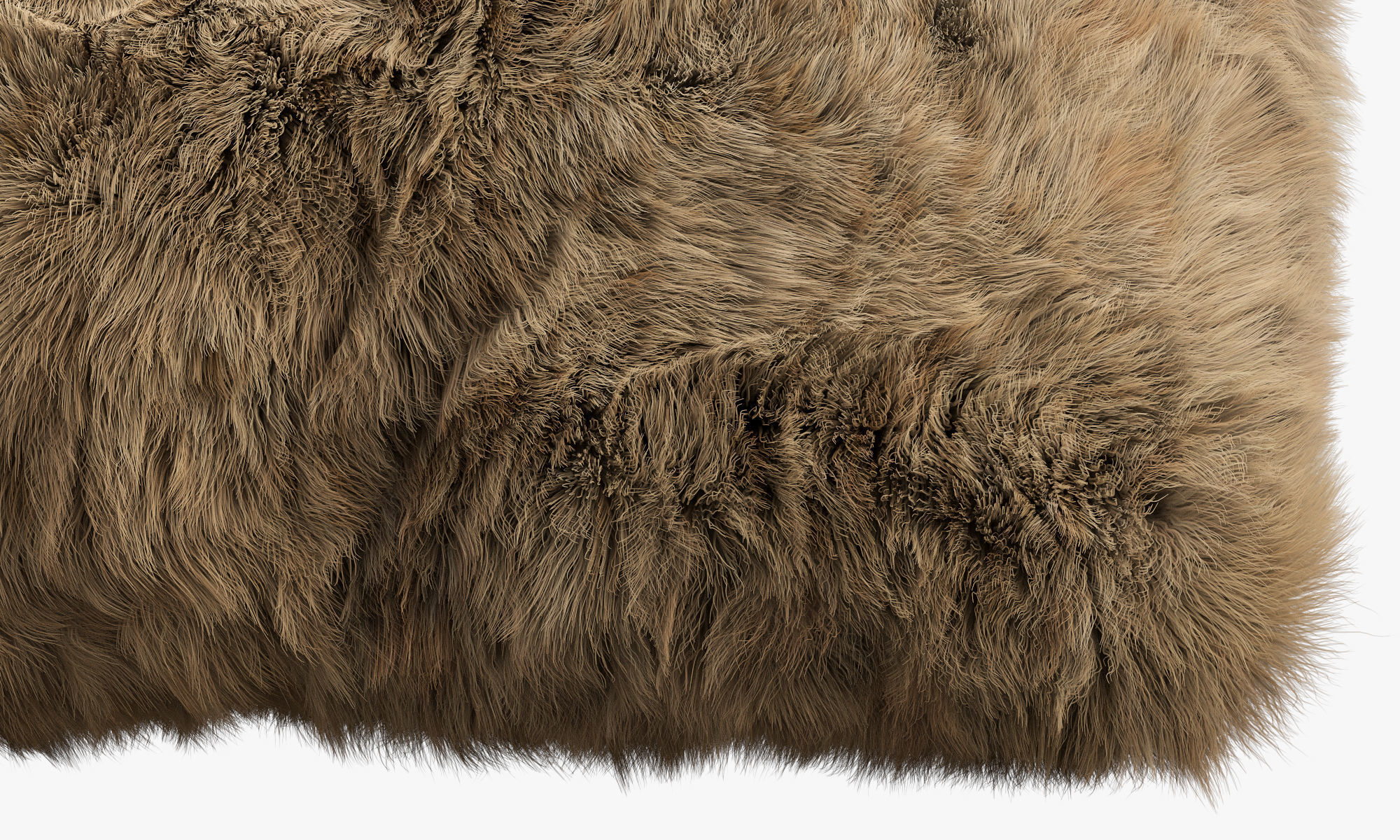 Collection of 38 fur pillows 3D model_29