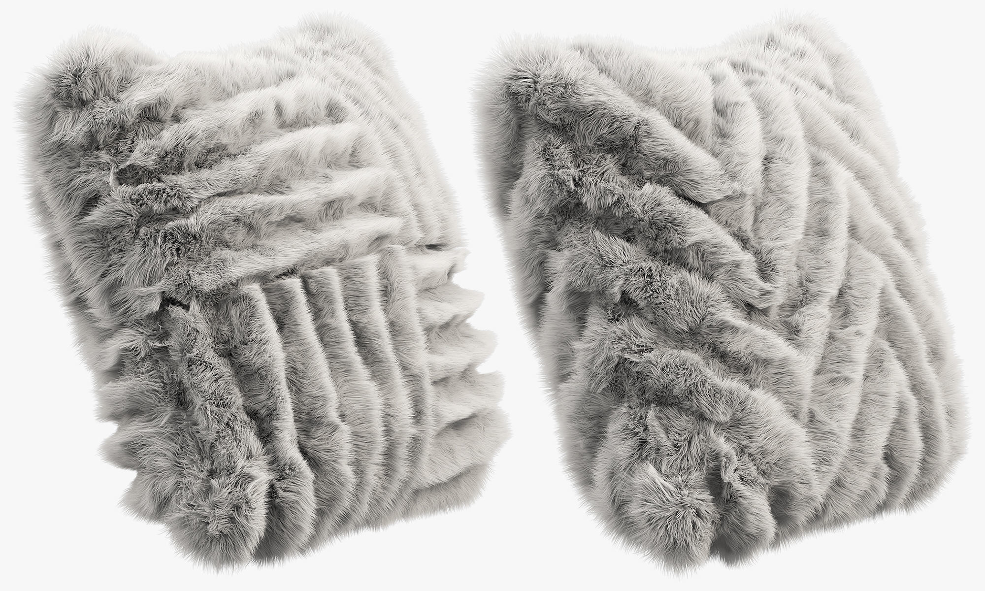 Collection of 38 fur pillows 3D model_80