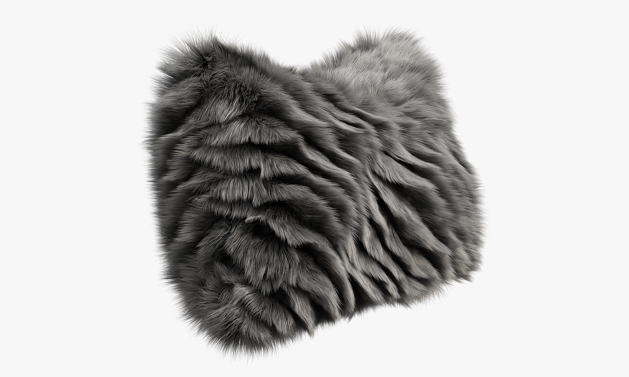 Collection of 38 fur pillows 3D model_108