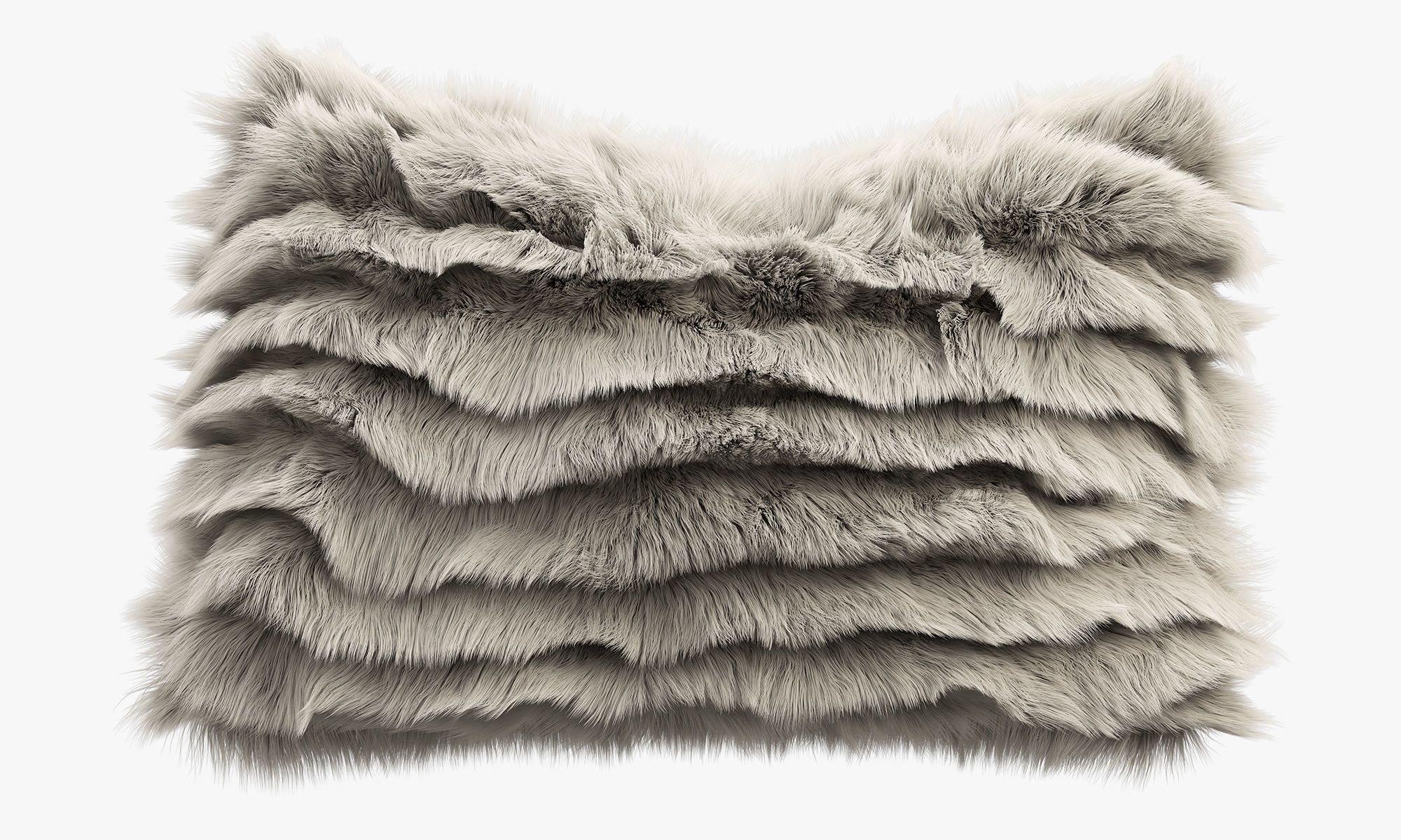 Collection of 38 fur pillows 3D model_98