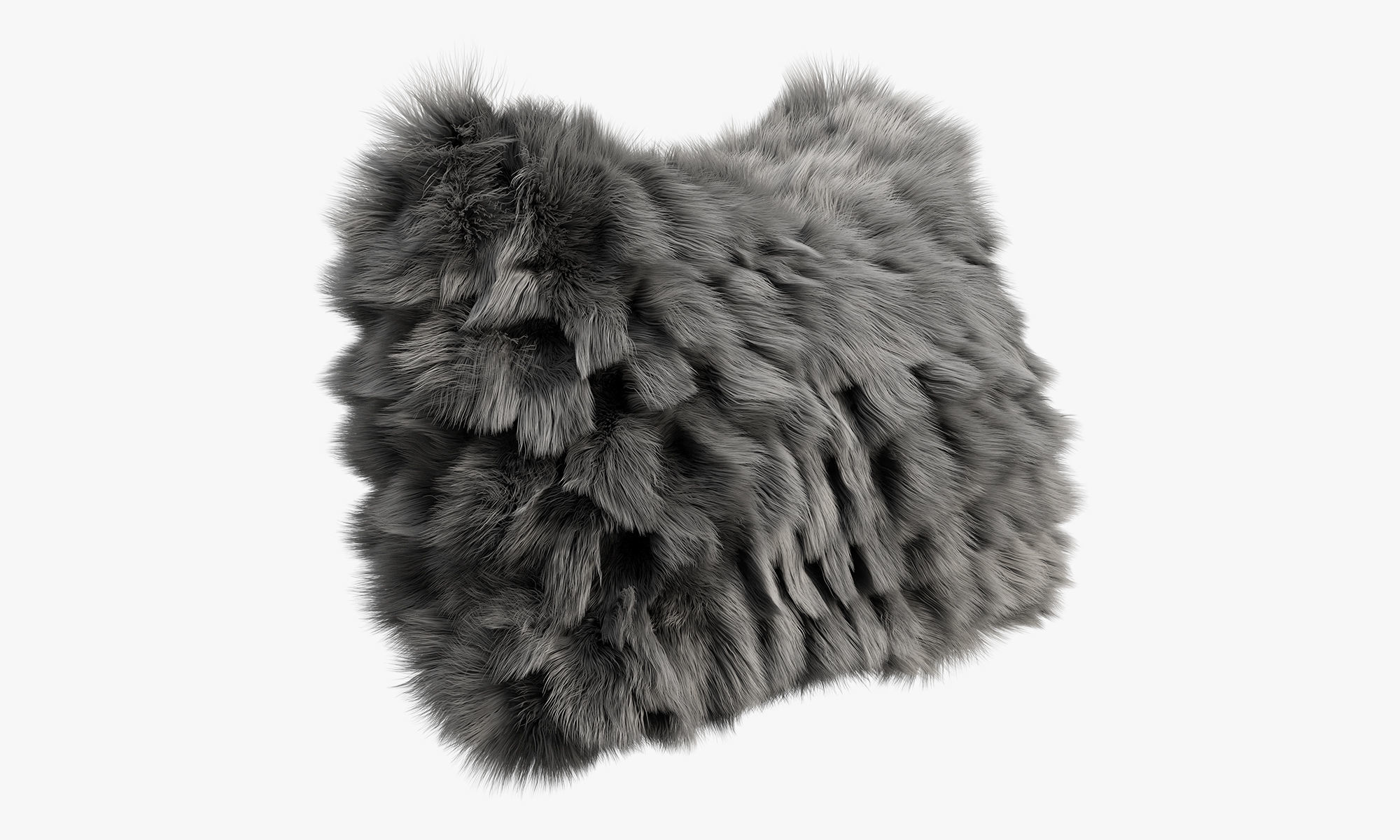 Collection of 38 fur pillows 3D model_105