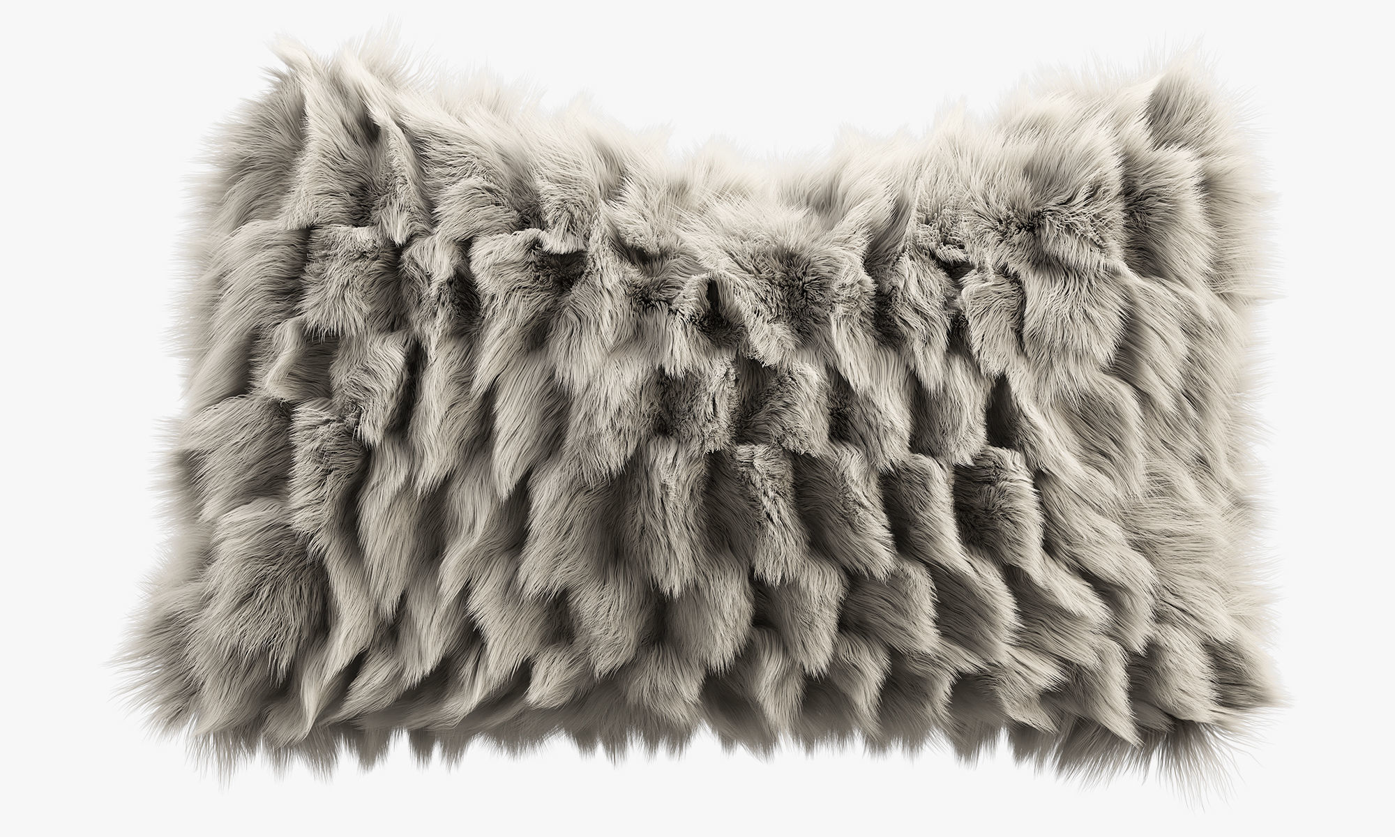 Collection of 38 fur pillows 3D model_101