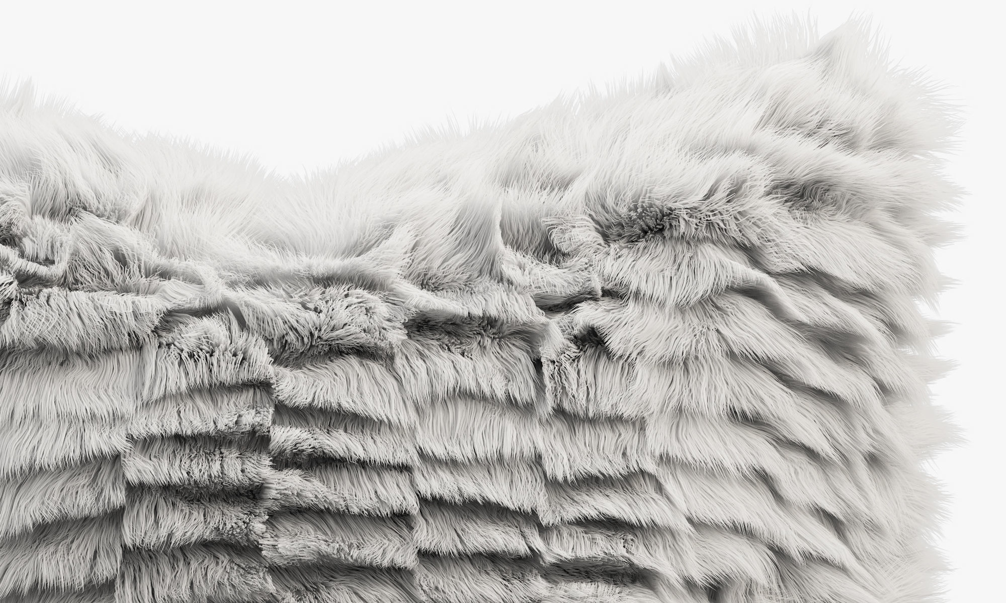 Collection of 38 fur pillows 3D model_94