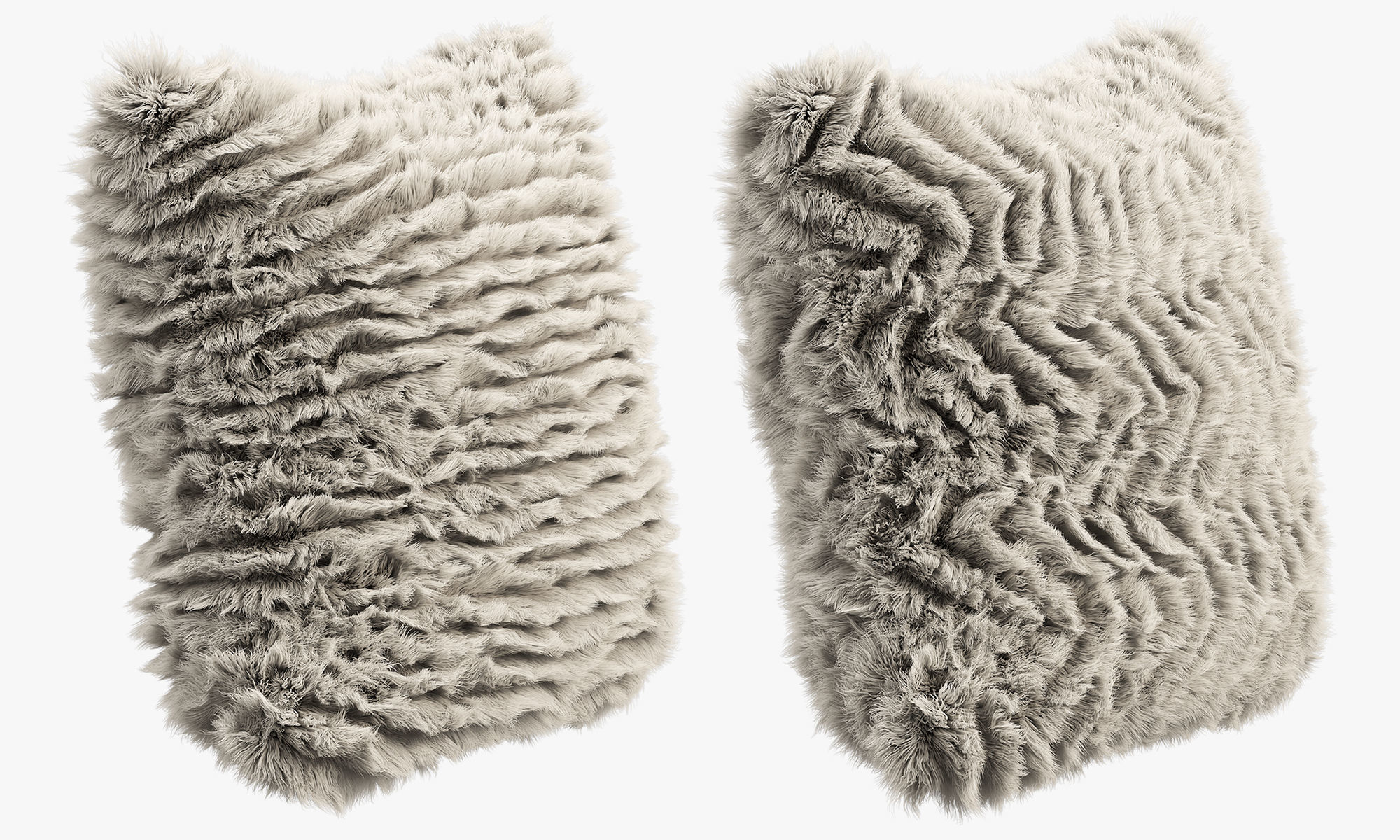 Collection of 38 fur pillows 3D model_82