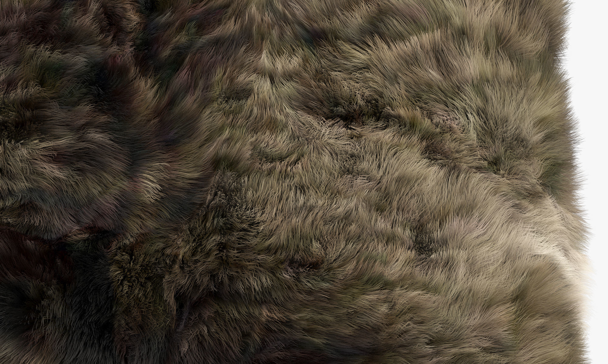 Collection of 38 fur pillows 3D model_35