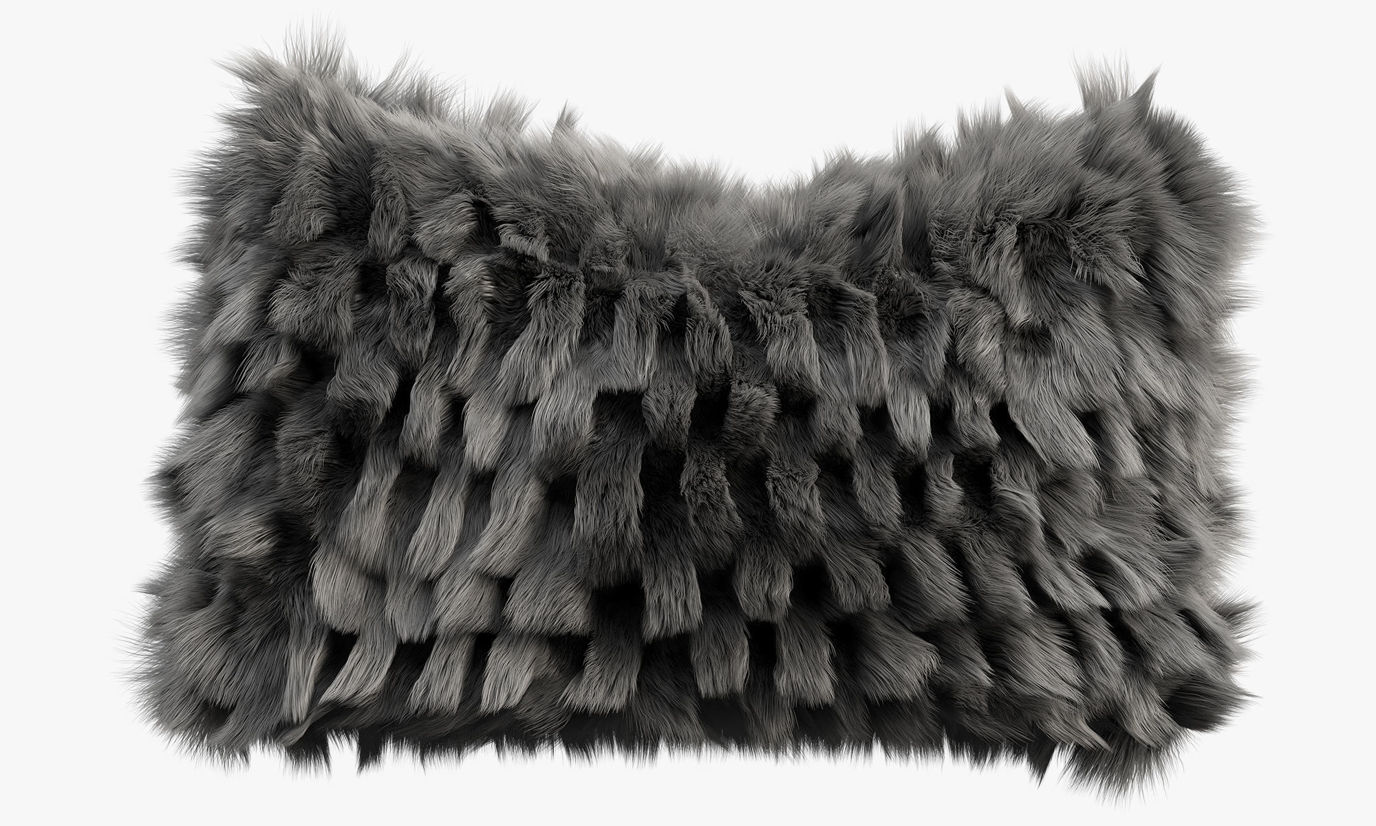 Collection of 38 fur pillows 3D model_104