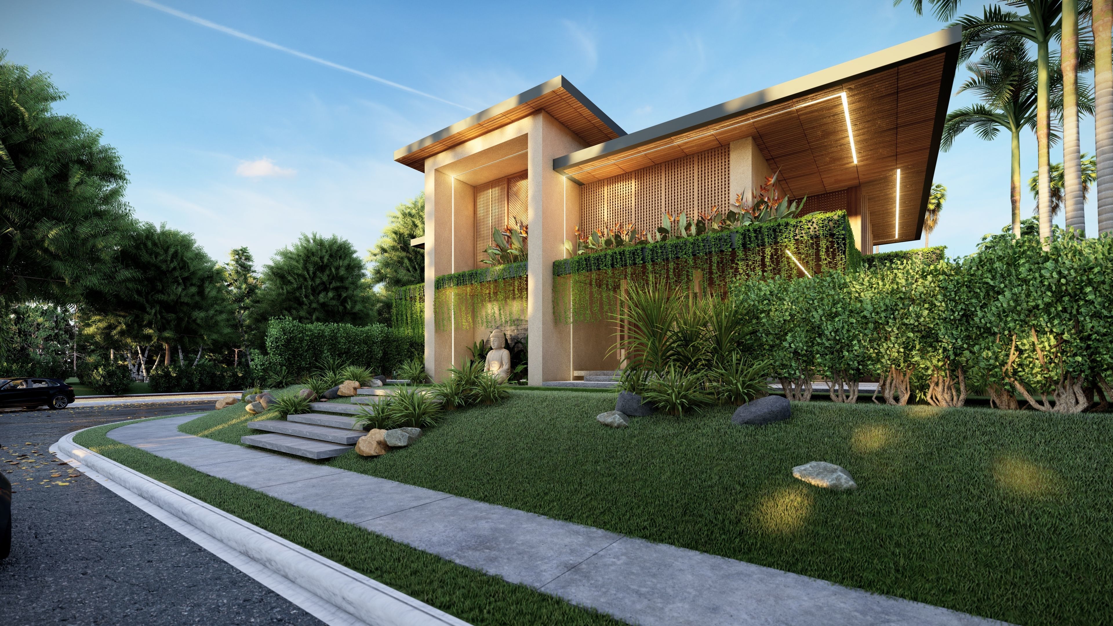 VILLA modern house 3D model 3D model_20