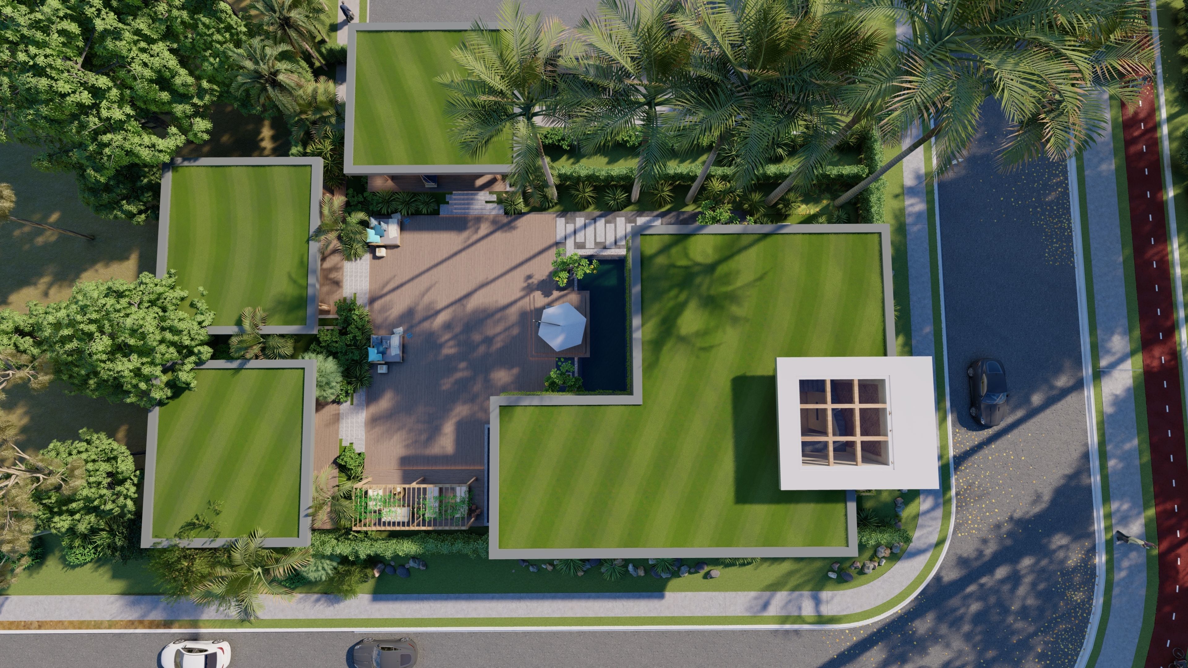 VILLA modern house 3D model 3D model_15