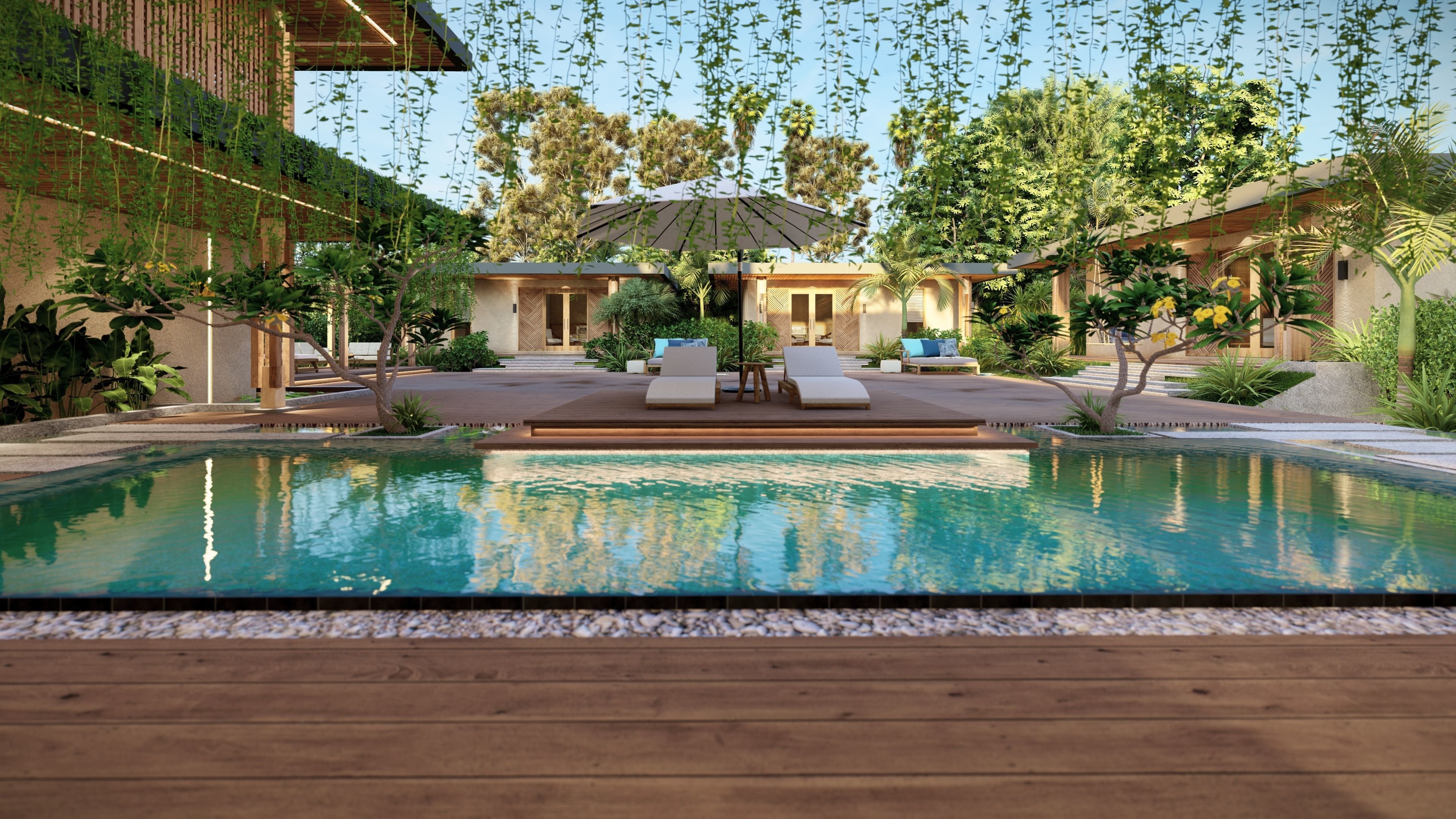 VILLA modern house 3D model 3D model_11