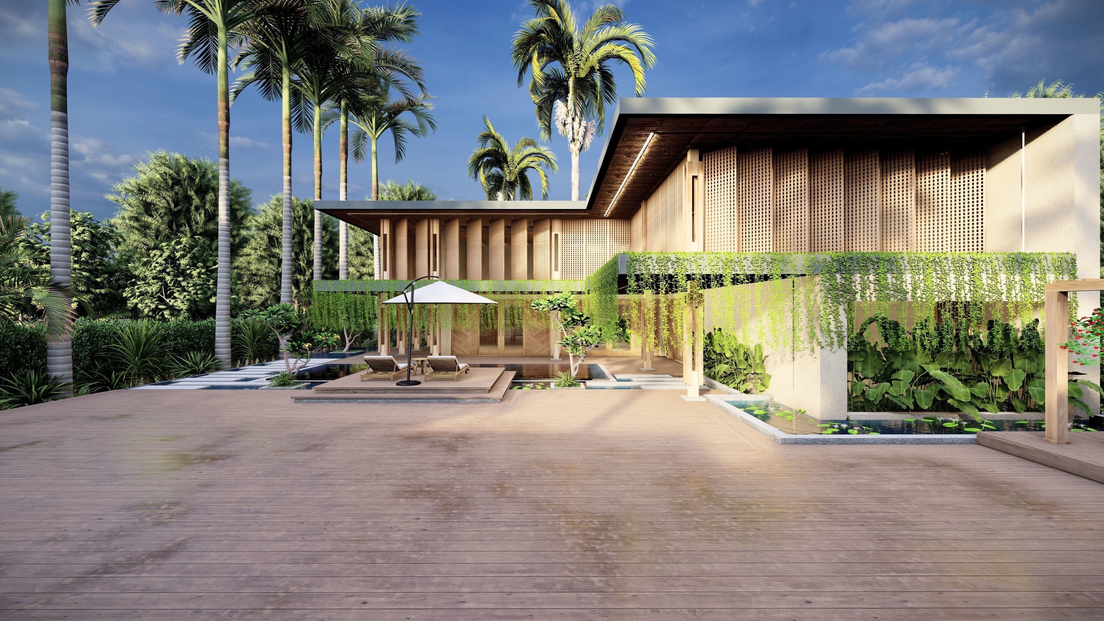 VILLA modern house 3D model 3D model_19