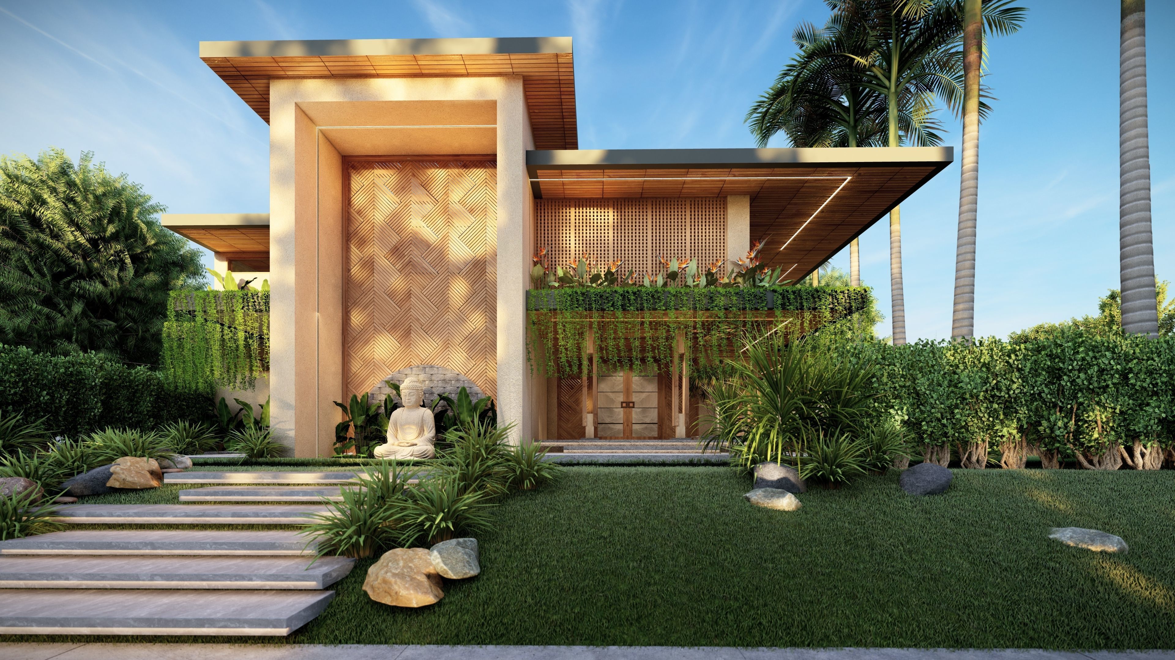 VILLA modern house 3D model 3D model_14