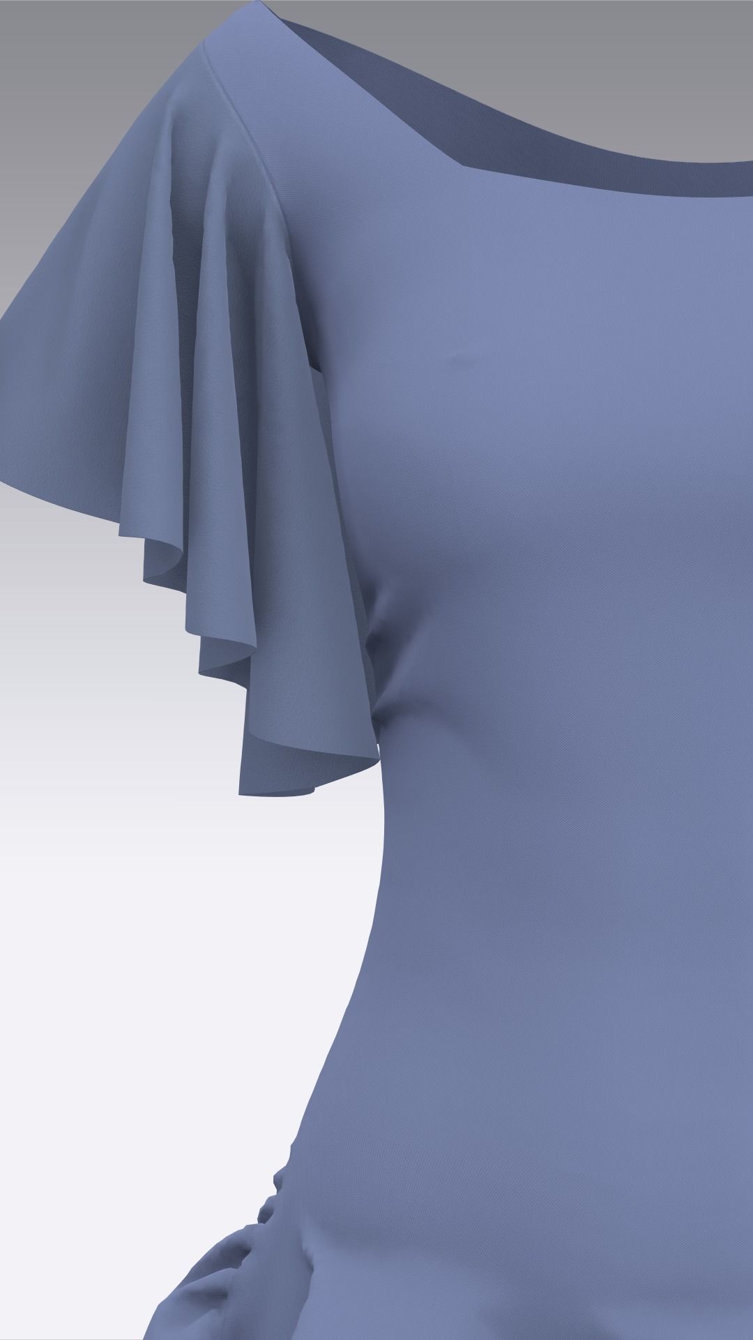 Dress Outfits MD CLO 3D ZPRJ ZPAC project files 3D model_40