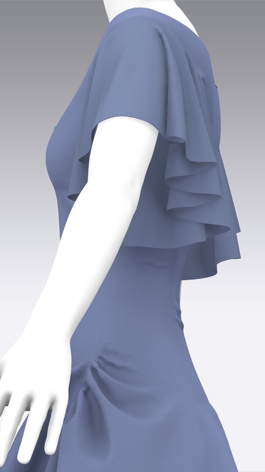 Dress Outfits MD CLO 3D ZPRJ ZPAC project files 3D model_37