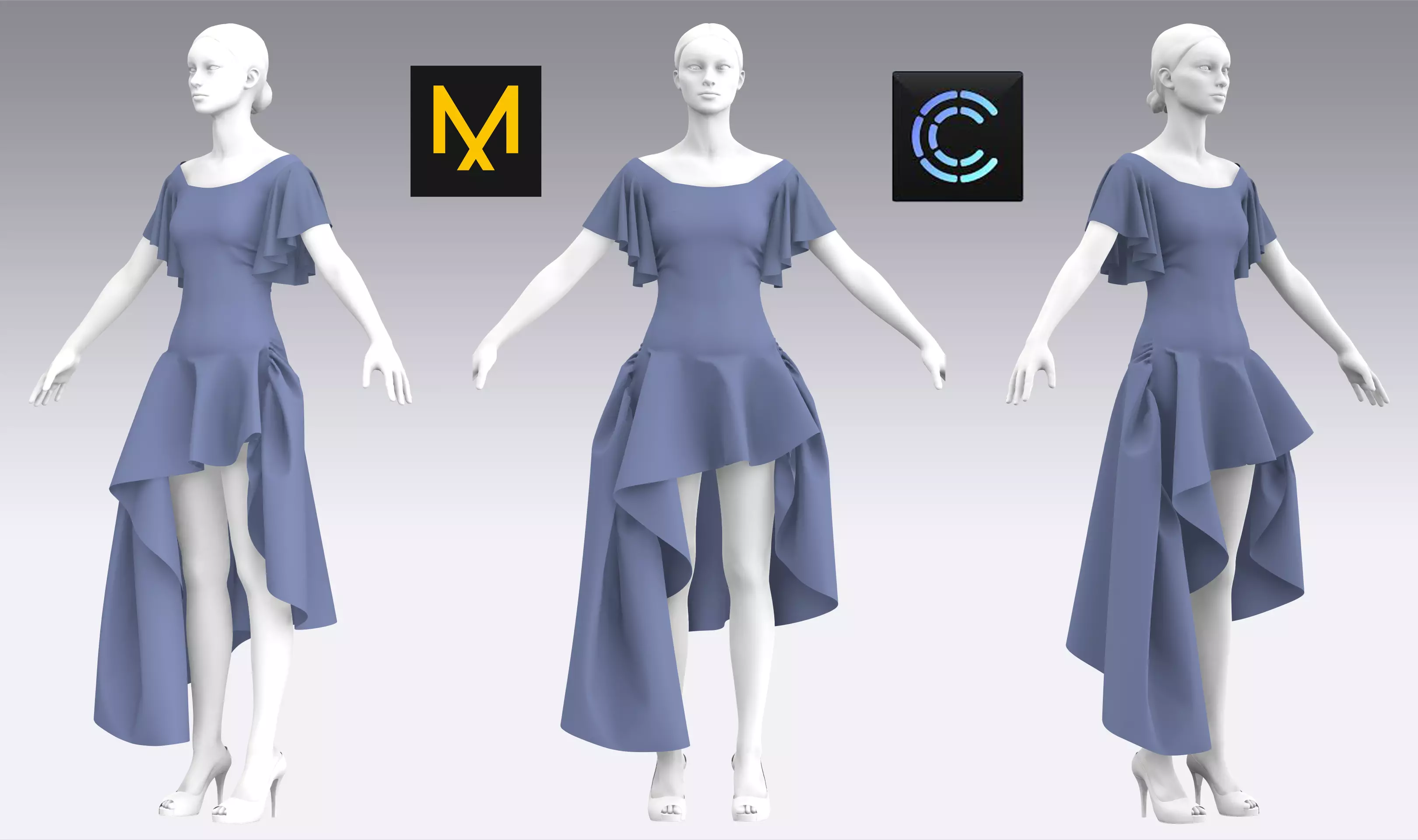 Dress Outfits MD CLO 3D ZPRJ ZPAC project files 3D model_0