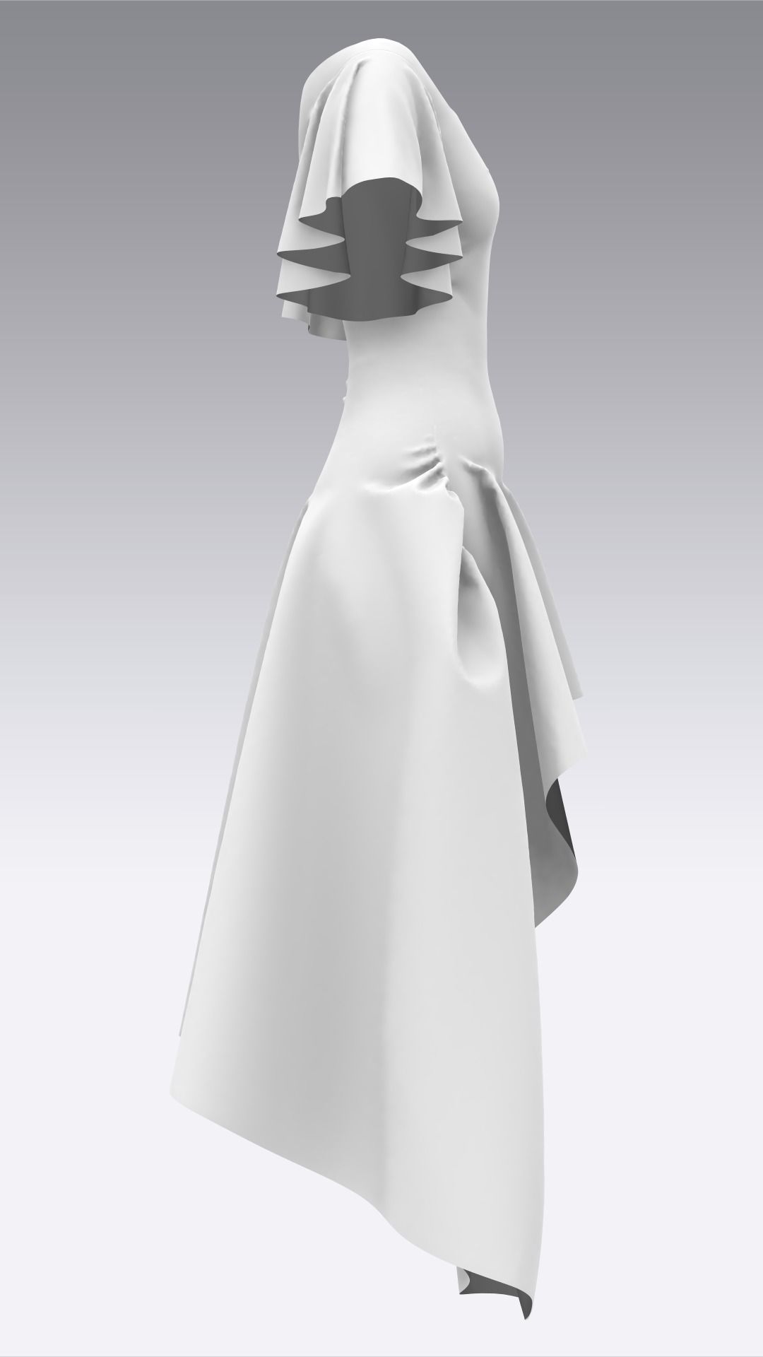 Dress Outfits MD CLO 3D ZPRJ ZPAC project files 3D model_15