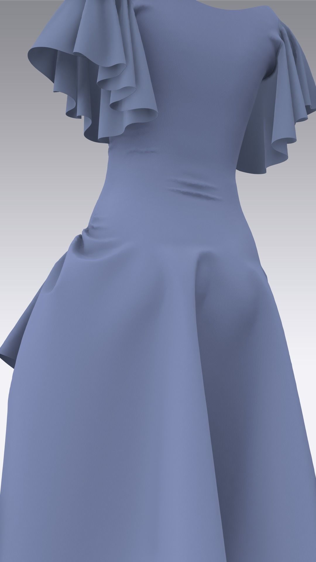 Dress Outfits MD CLO 3D ZPRJ ZPAC project files 3D model_31